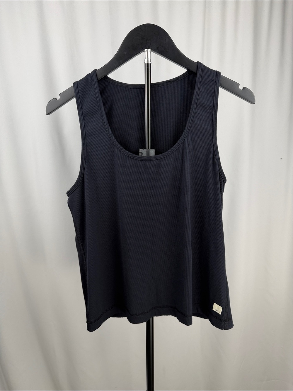 Vuori Black Ultra Soft Ribbed Stretch Tank Top Women’s Estimated M